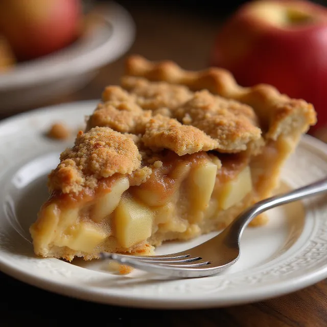 Dutch Apple Pie with Oatmeal Streusel
