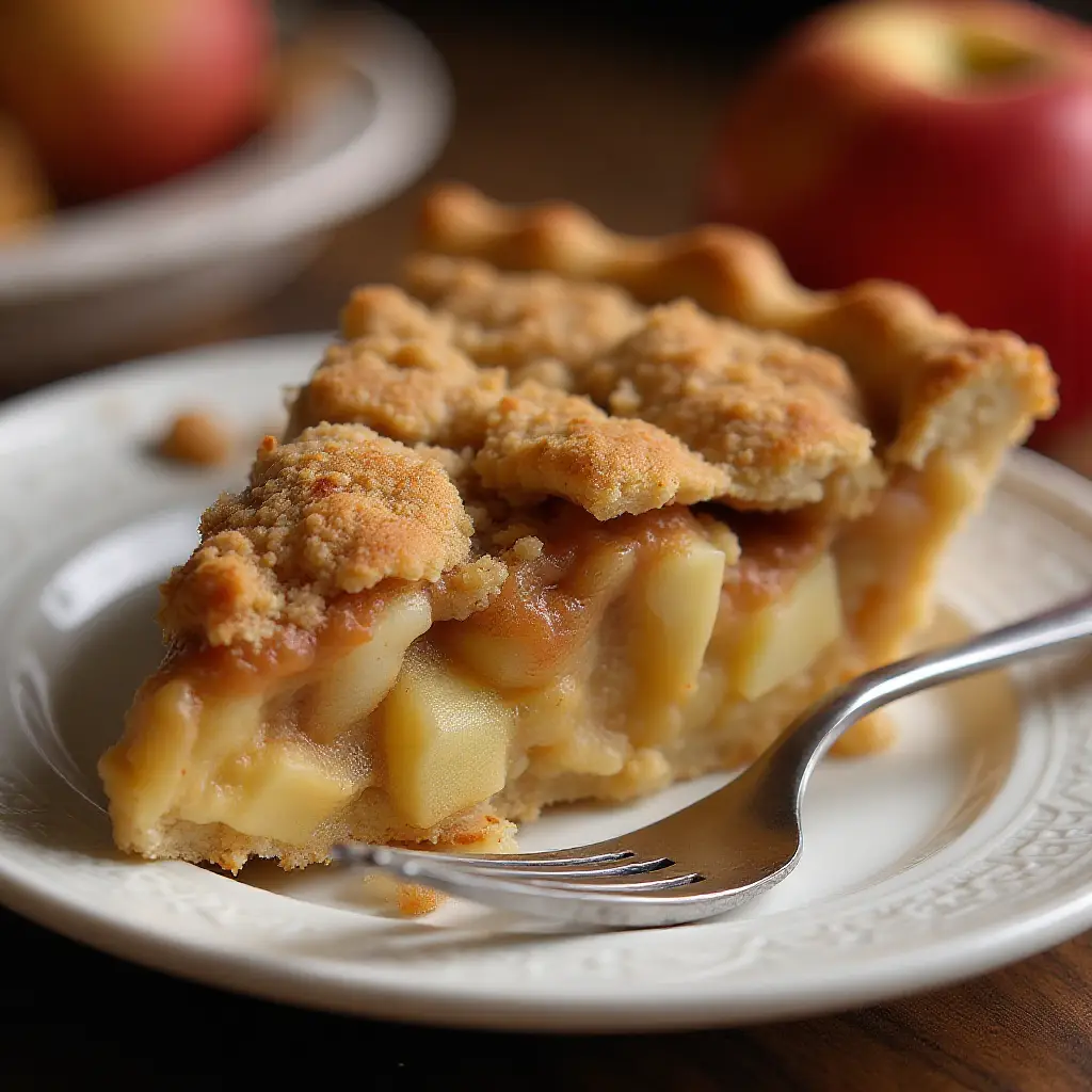 Dutch Apple Pie with Oatmeal Streusel