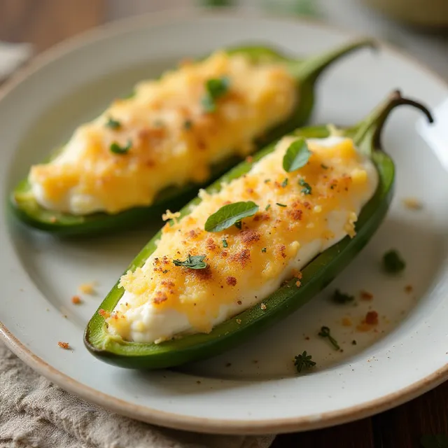 Healthier Jalapeño Poppers