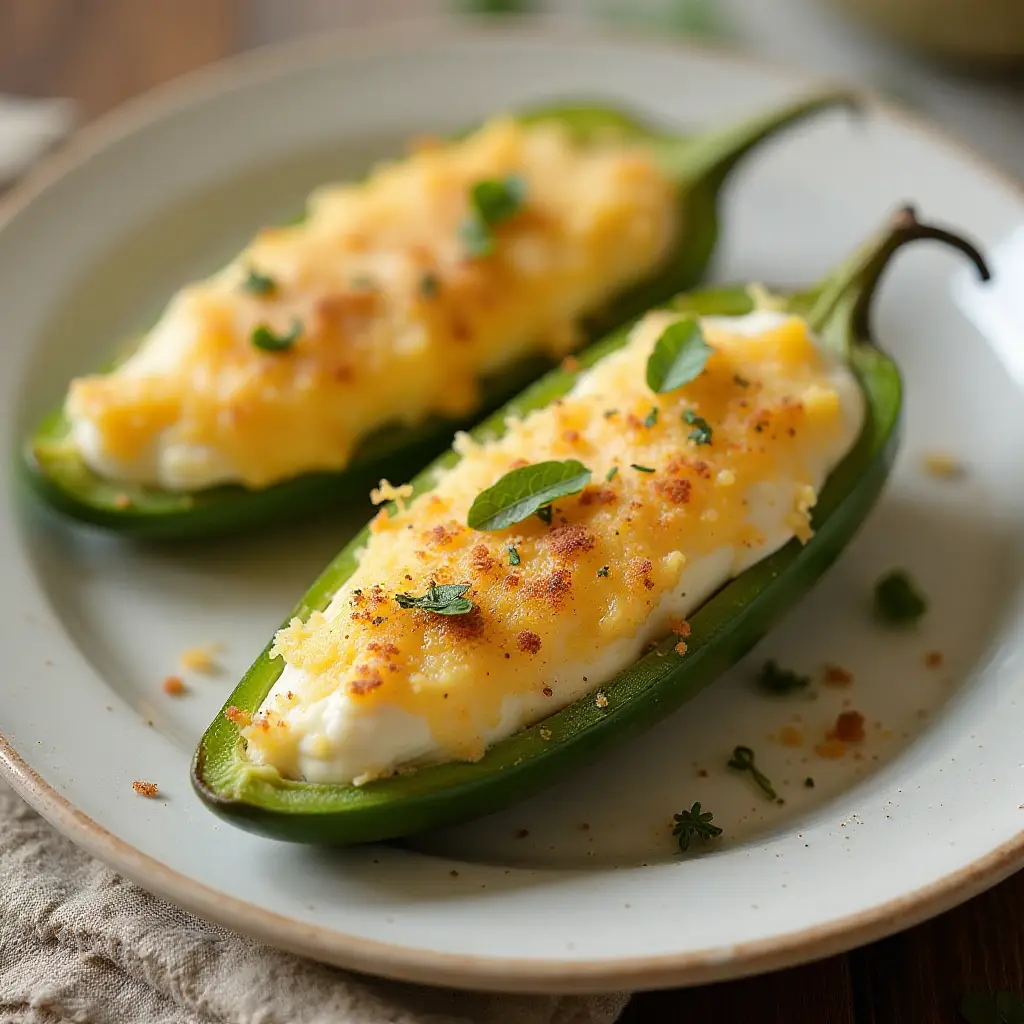 Healthier Jalapeño Poppers