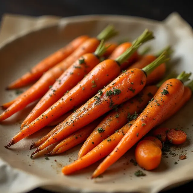 Oregano Roasted Carrots