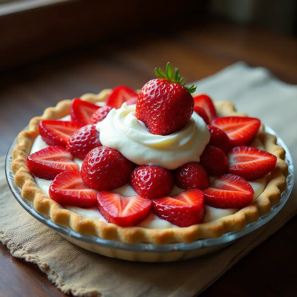 1970's French Strawberry Pie