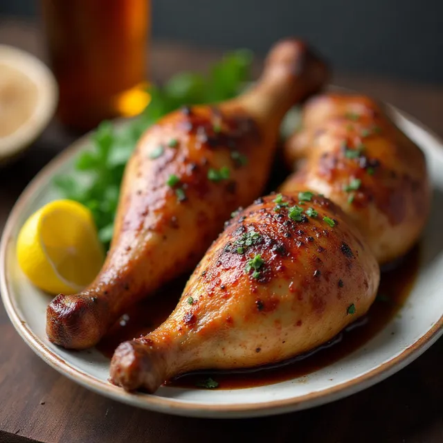 Grilled Teriyaki Beer Chicken