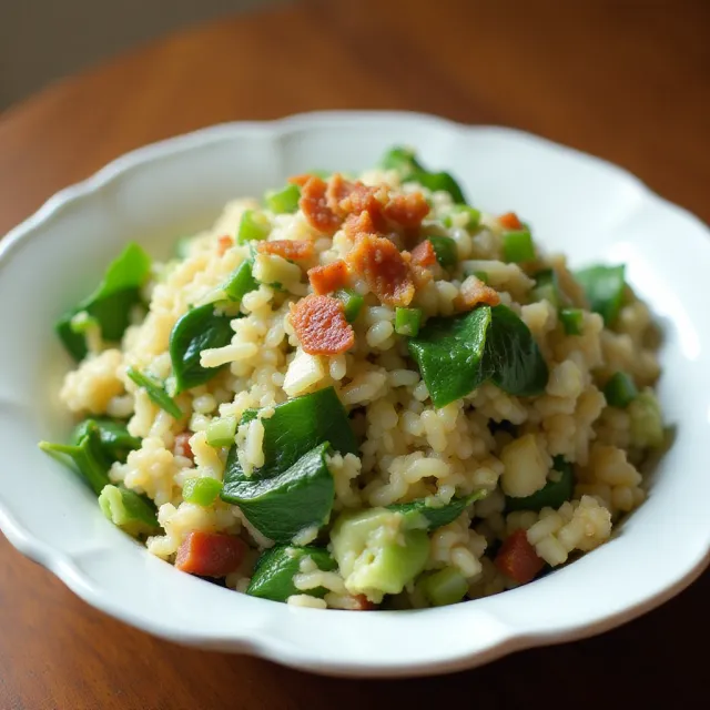 Spinach Rice Salad