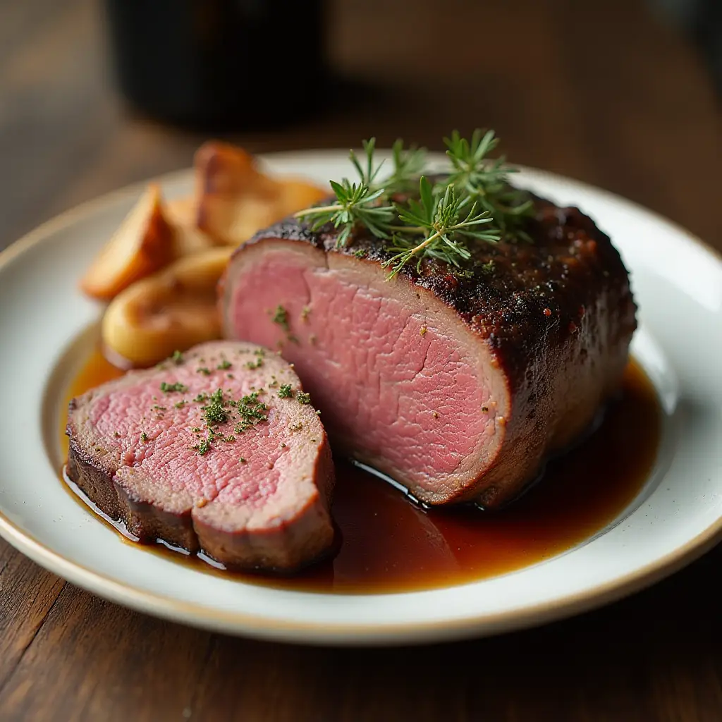 Sous Vide Blade Roast with Au Jus