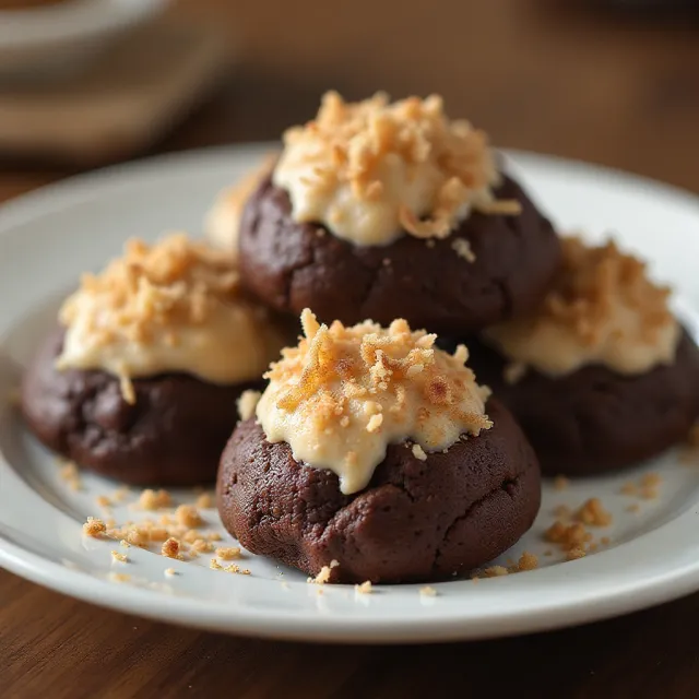 German Chocolate Cake Cookies