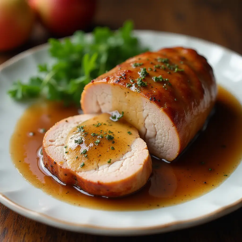 Pork Tenderloin with Apple Jelly Sauce