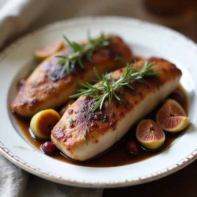 Balsamic Braised Pork Tenderloins with Fresh Figs