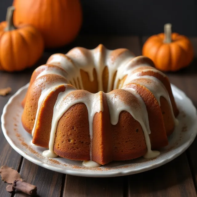 Pumpkin Tiramisu Bundt Cake