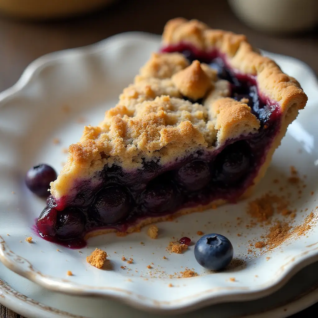 Blueberry Crumb Pie