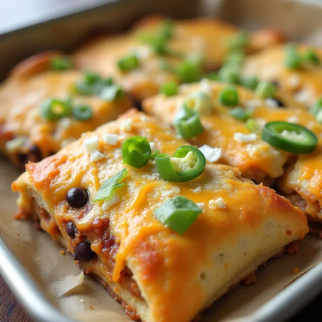 Tex-Mex Pork Crescent Roll Squares