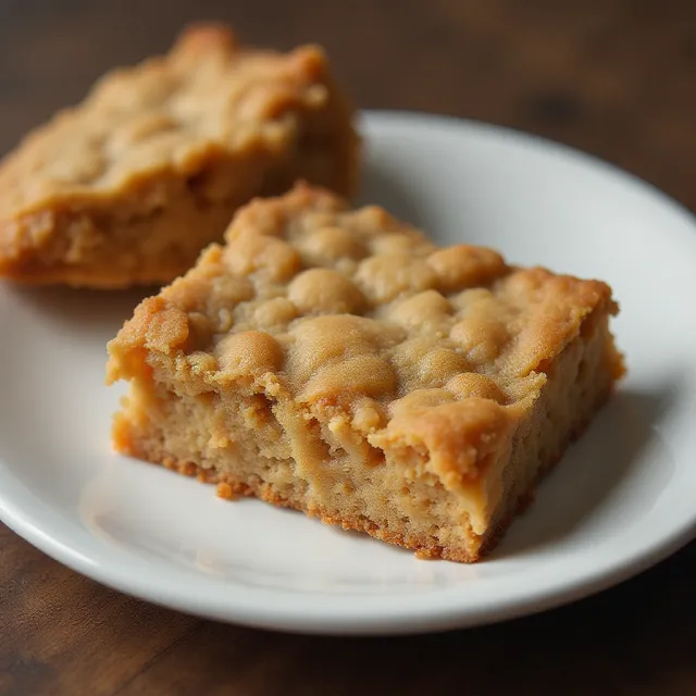 Chewy Oatmeal Coconut Bar Cookies
