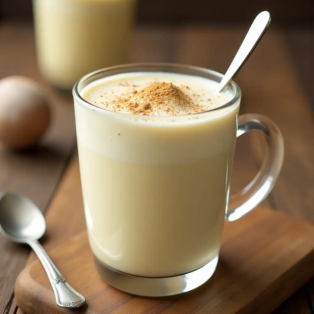Eggless Vanilla Eggnog