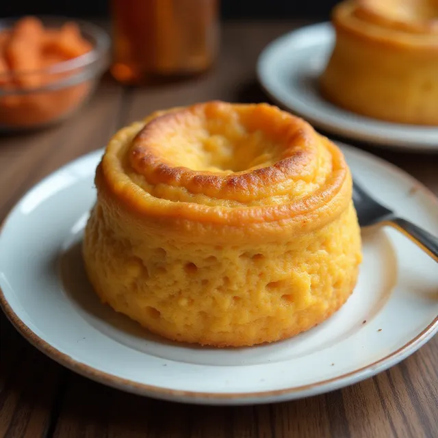 Carrot Souffle with Brown Sugar