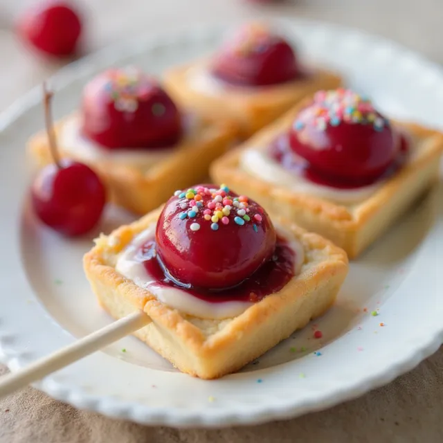 Cherry Tart Pops