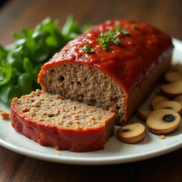 Mushroom Meatloaf