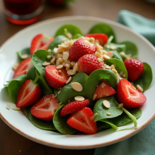Strawberry Spinach Salad