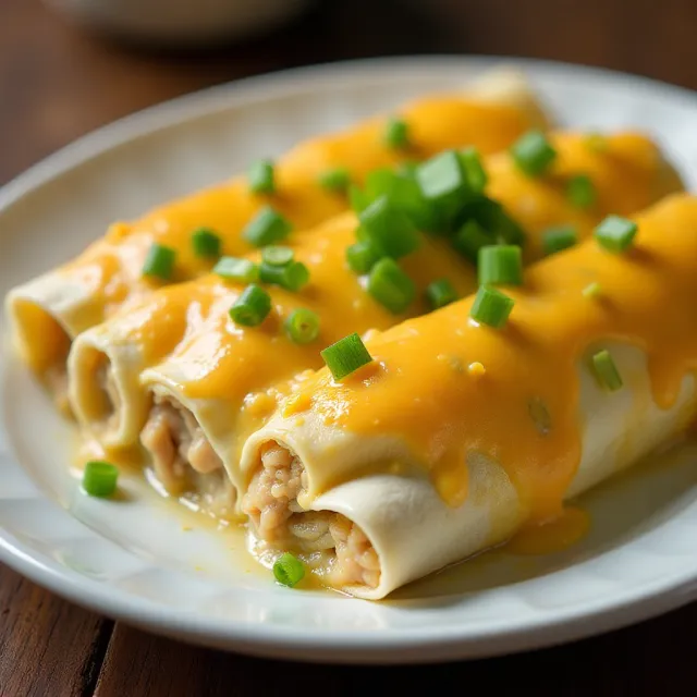 Monster Sour Cream Enchiladas