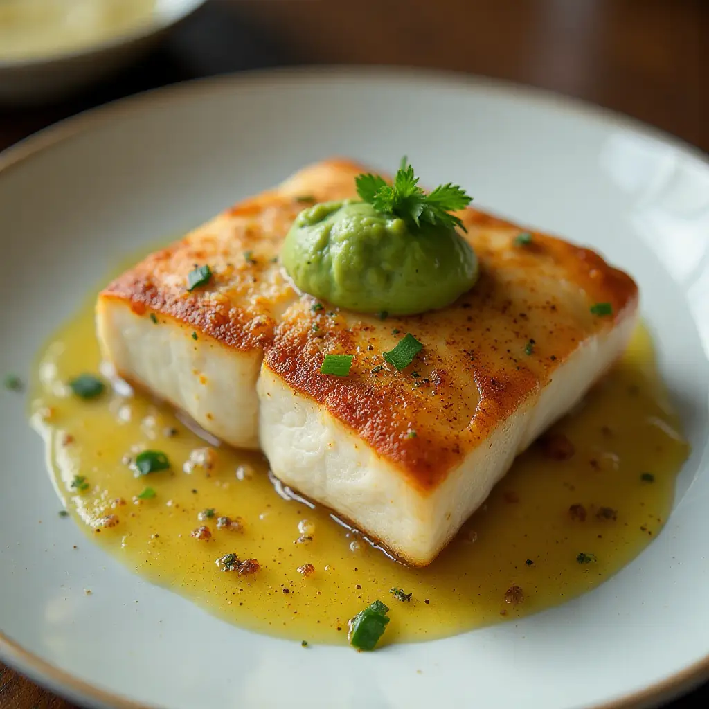 Sous Vide Mahi Mahi with Jalapeno-Lime Butter