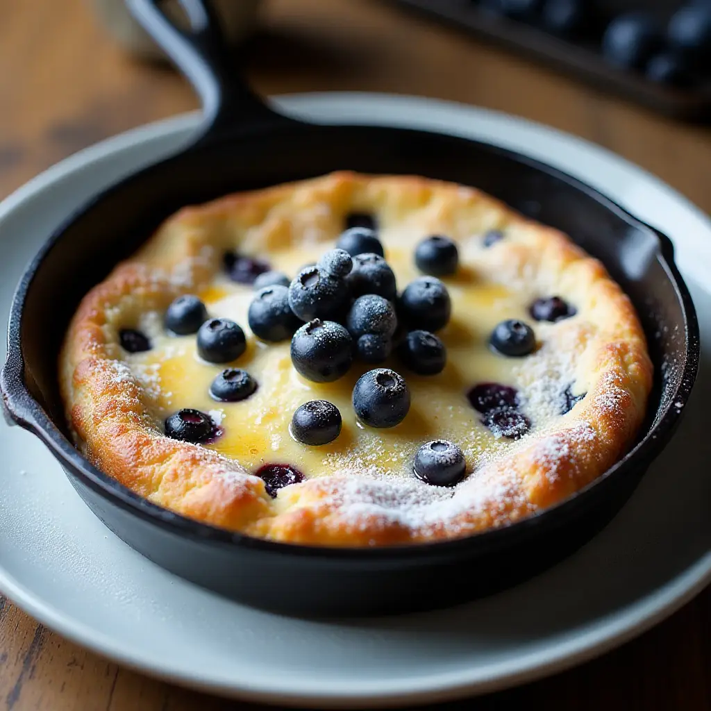 Chef John's Blueberry Dutch Baby