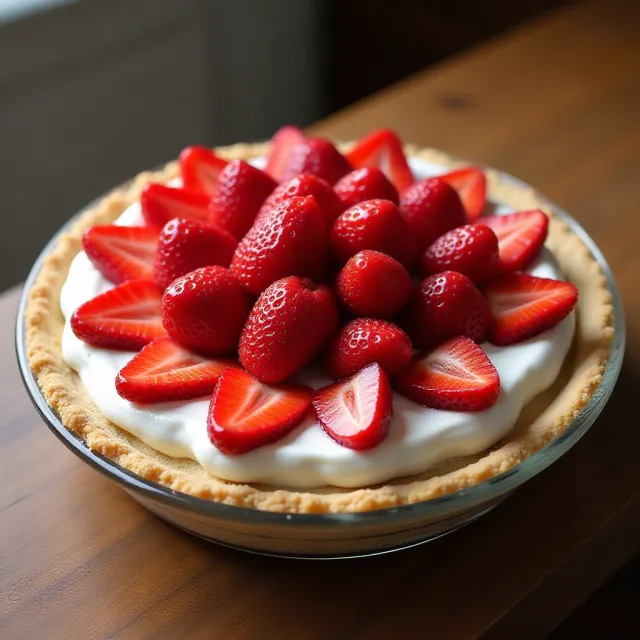 No-Crust Strawberry Pie