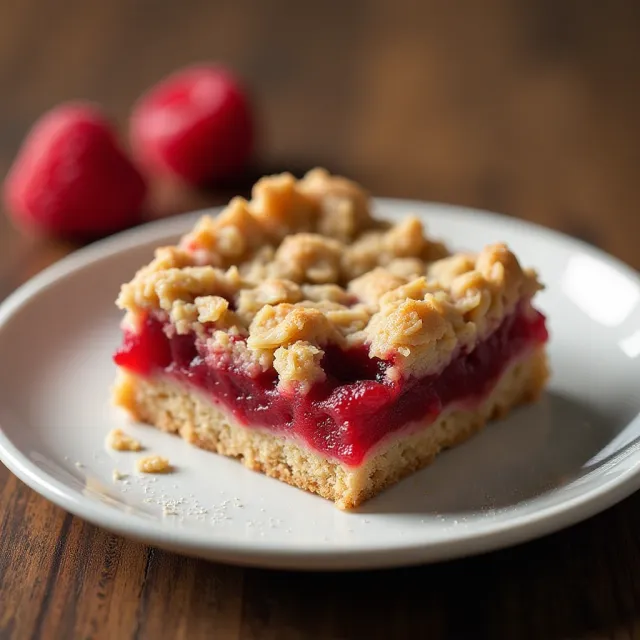 Raspberry Oatmeal Bars