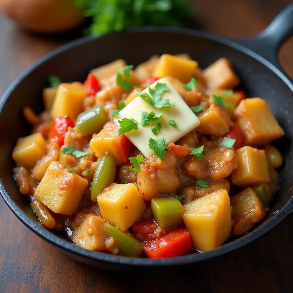 Sweet Onion and Pineapple Chicken Teriyaki
