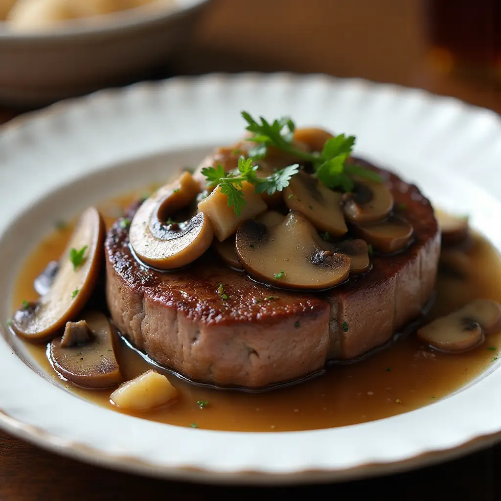 Filet Mignon with Mushrooms