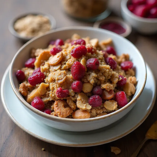 Cranberry-Hibiscus Granola