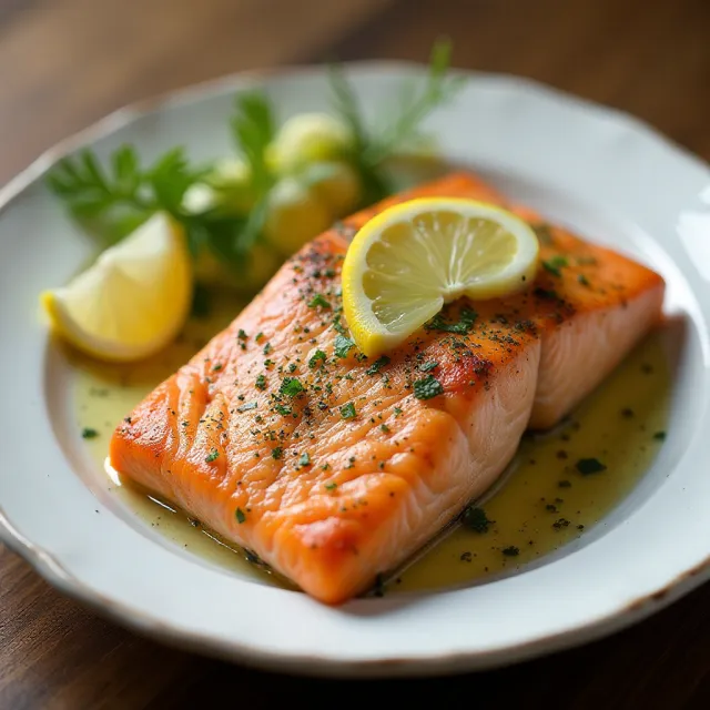 Salmon with Lemon and Dill