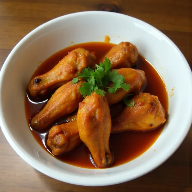 Leyley's Spicy Chicken Adobo Wings