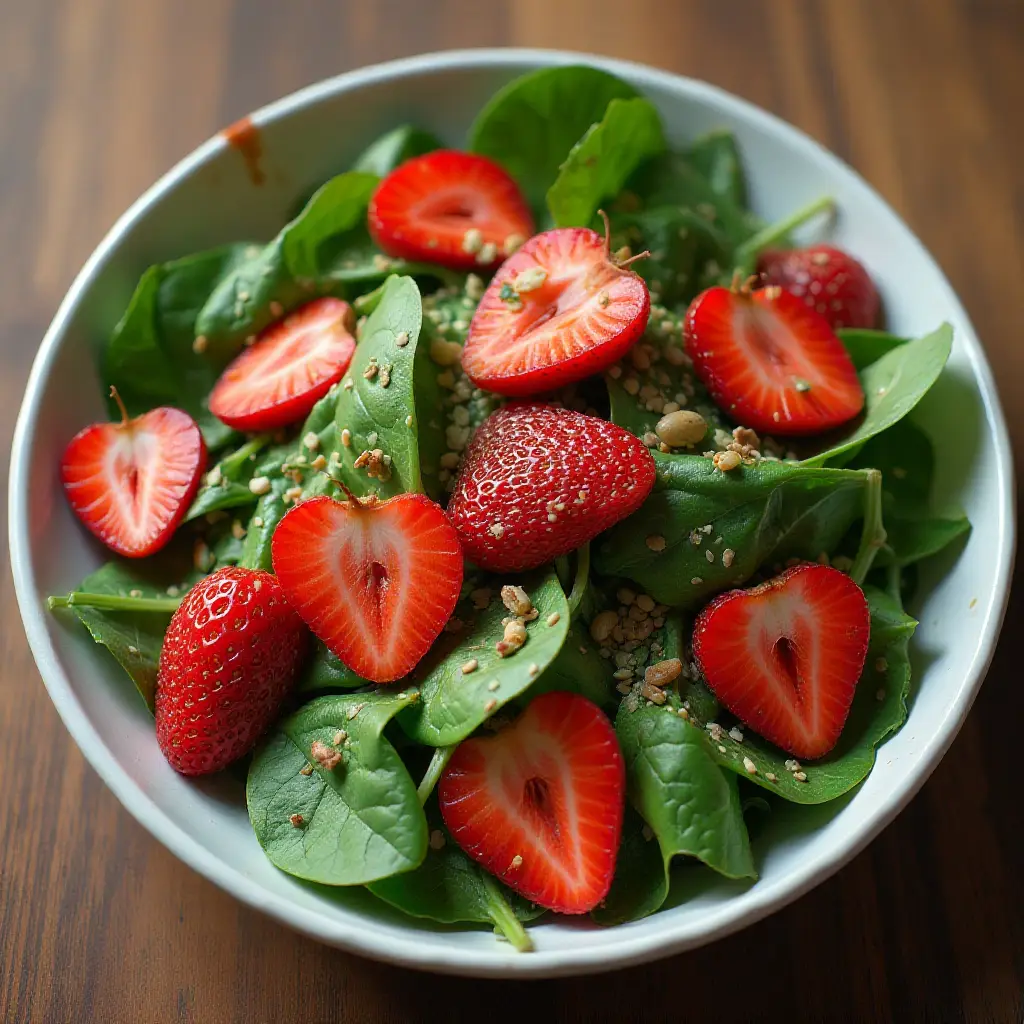 Spinach and Strawberry Salad