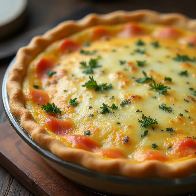 Smoked Salmon Quiche