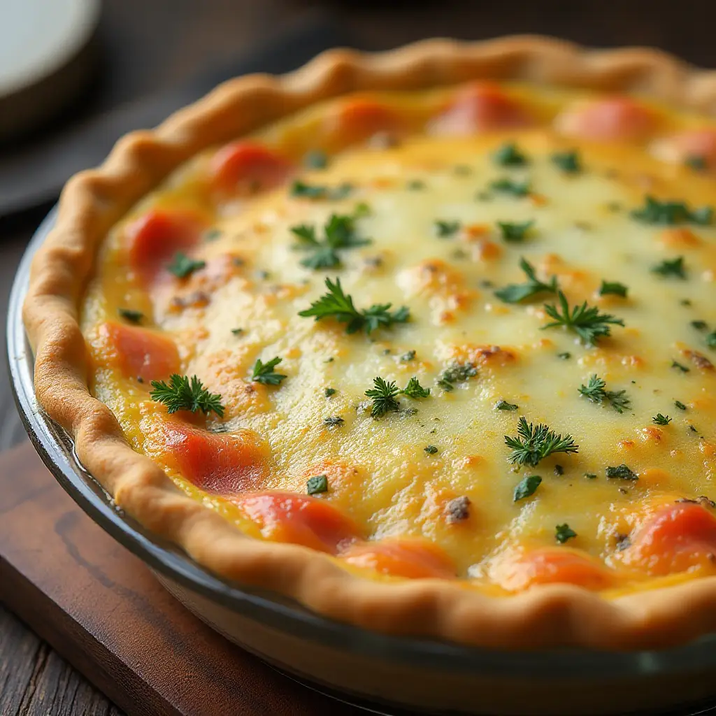 Smoked Salmon Quiche