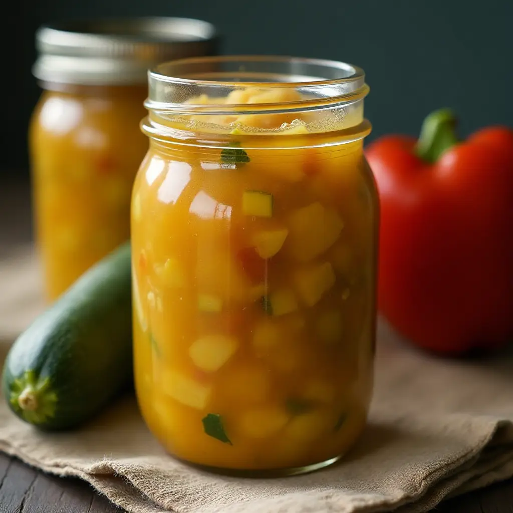 Homemade Sweet Zucchini Relish