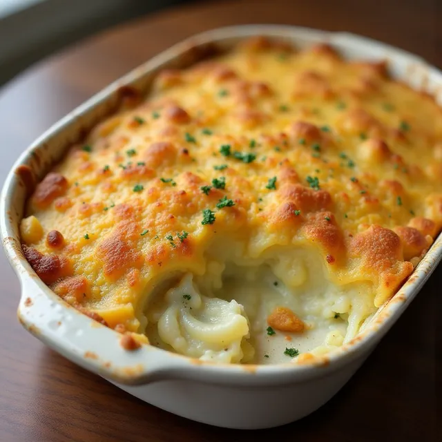 French Onion Potato Gratin