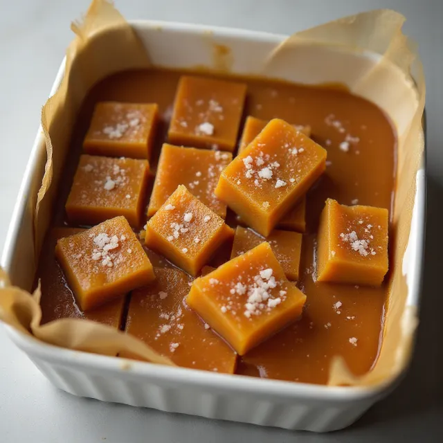 Salted Pumpkin Caramels