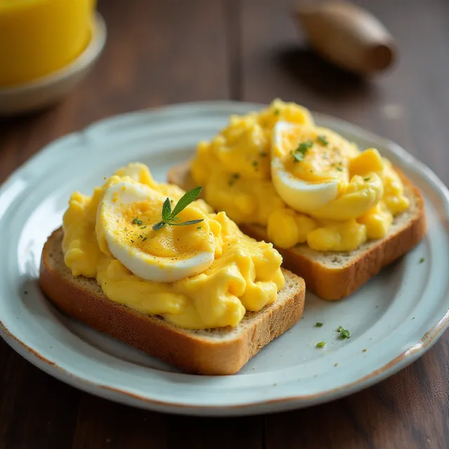 Curried Egg Sandwiches