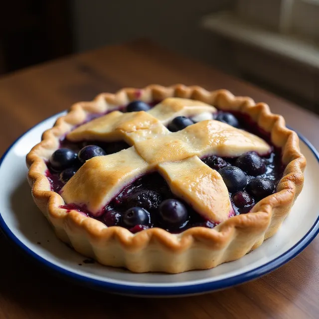 Mystery Ingredient Wild Blueberry Pie