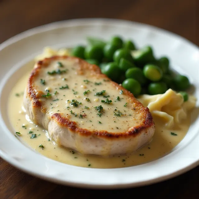 Creamy Herbed Pork Chops