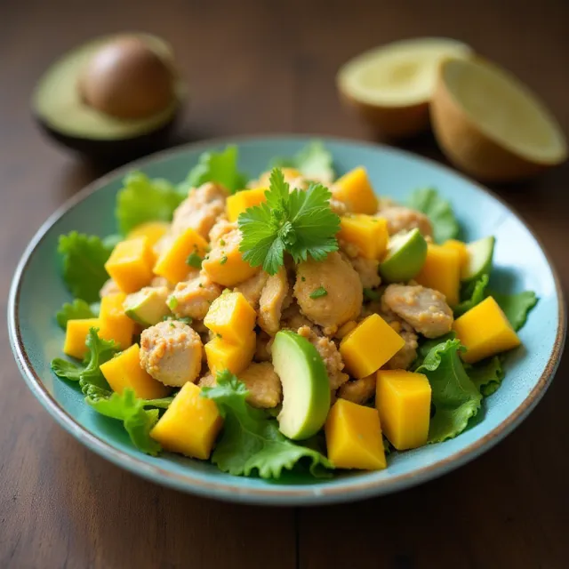 Chicken, Avocado and Mango Salad