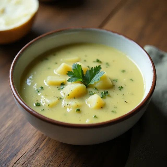 Easy Leek and Potato Soup