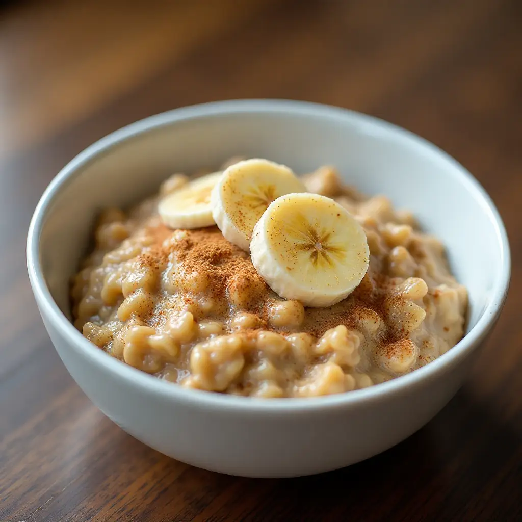 Sweet Banana Almond Oatmeal