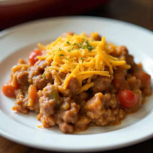 Ground Beef Casserole with Rice