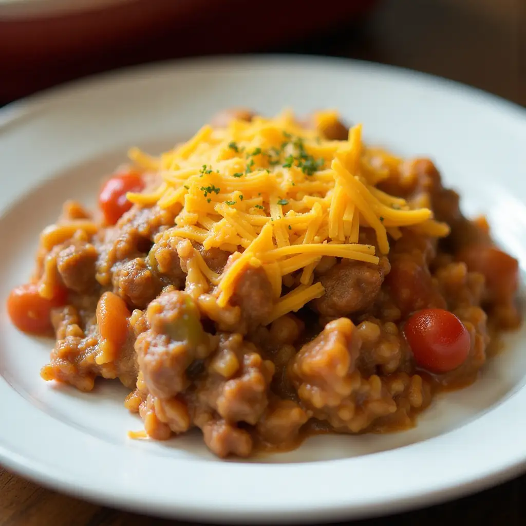 Ground Beef Casserole with Rice