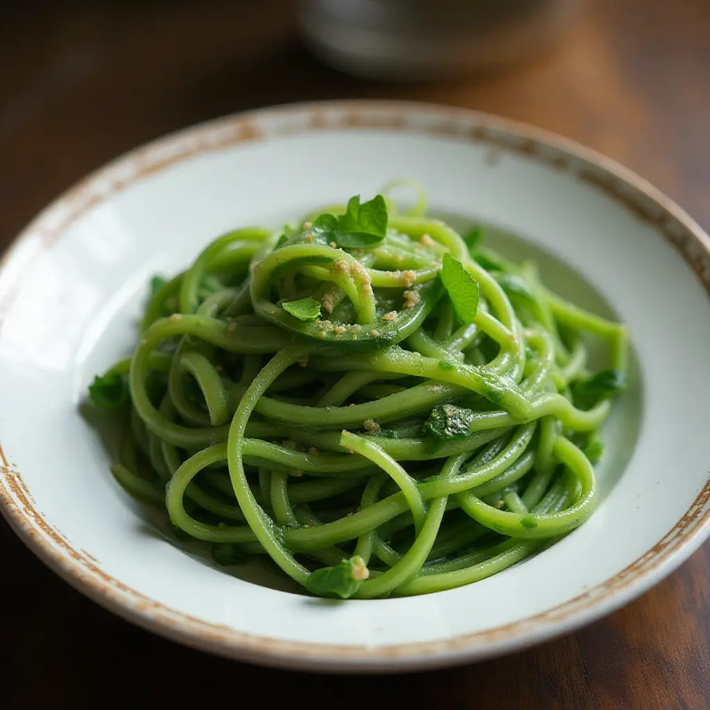 Unique Spinach Noodles