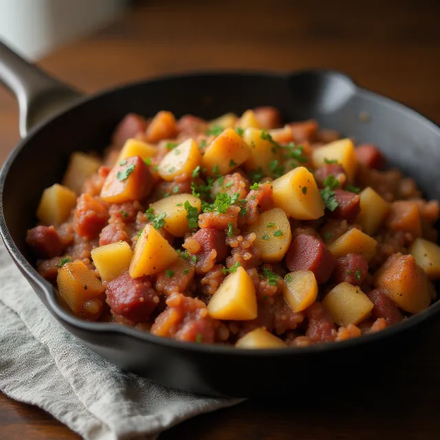 One-Skillet Corned Beef Hash