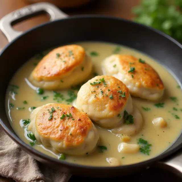 Chicken with Herb Dumplings