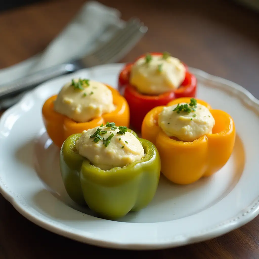 2-Ingredient Stuffed Peppers