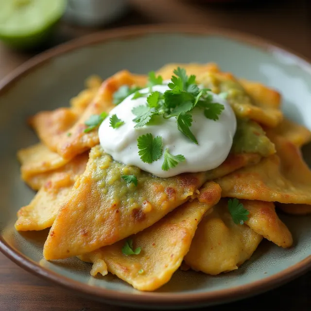 Chicken Chilaquiles Verdes